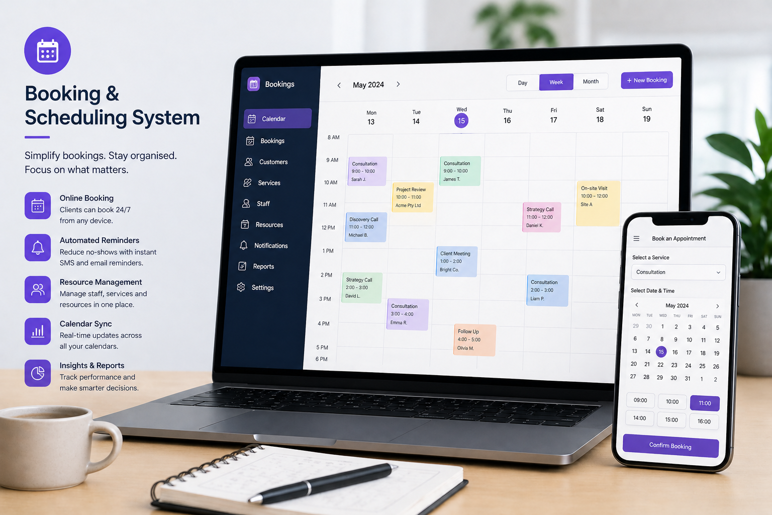 Booking Management Platform Preview