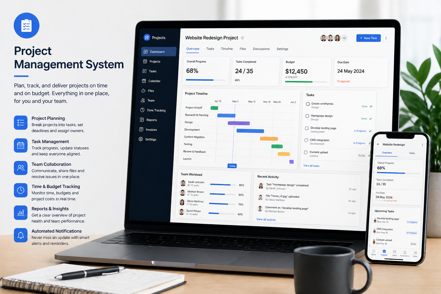 Project Management Platform Preview